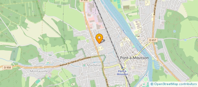 localisation de l'entreprise MONSIEUR JAMAL GZINIT  PONT-A-MOUSSON