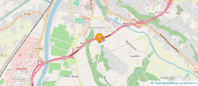 localisation de l'entreprise MONSIEUR JAMAL HADDOUCH  MONTAUBAN