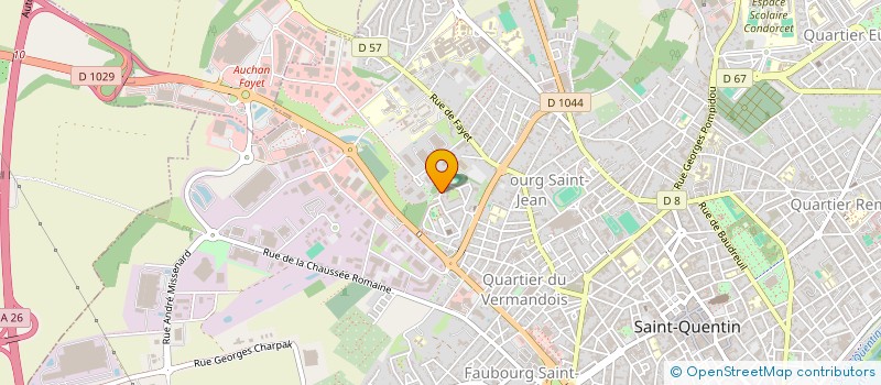 localisation de l'entreprise MONSIEUR JAMAL HAMAD MOHAMED à SAINT-QUENTIN