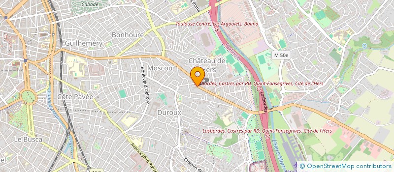 localisation de l'entreprise MONSIEUR JAMAL HASNA à TOULOUSE