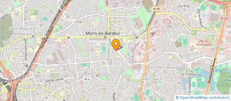 localisation de l'entreprise MONSIEUR JAMAL HUSSEIN ALI  MONS-EN-BARUL