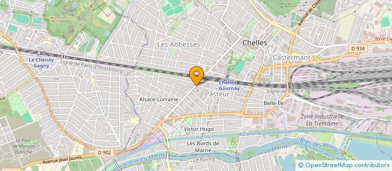 localisation de l'entreprise MONSIEUR JAMAL KABBANI  CHELLES