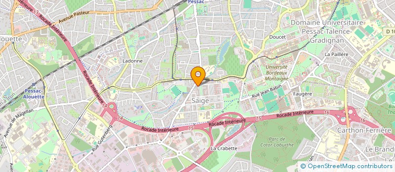 localisation de l'entreprise MONSIEUR JAMAL KADDOURI EL ASRAOUI  PESSAC