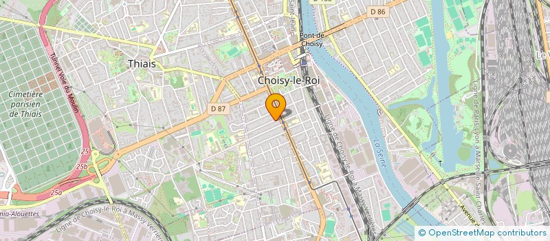 localisation de l'entreprise MONSIEUR JAMAL KANSAO à CHOISY-LE-ROI