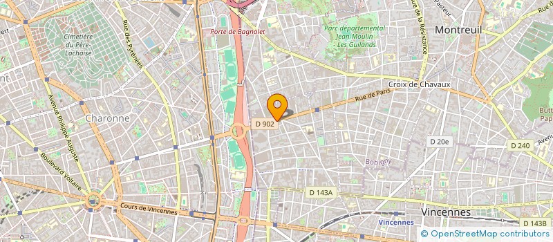localisation de l'entreprise MONSIEUR JAMAL KARBI  MONTREUIL