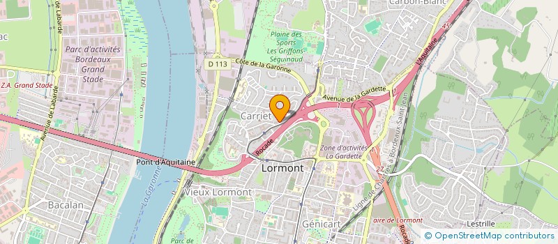 localisation de l'entreprise MONSIEUR JAMAL KOUBIYR  LORMONT