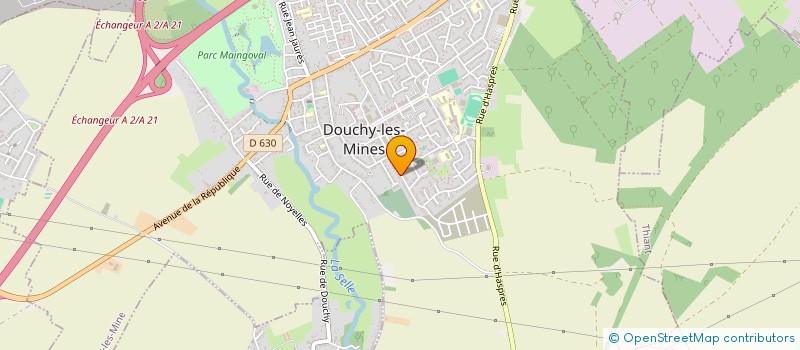 localisation de l'entreprise MONSIEUR JAMAL LAASRI  DOUCHY-LES-MINES