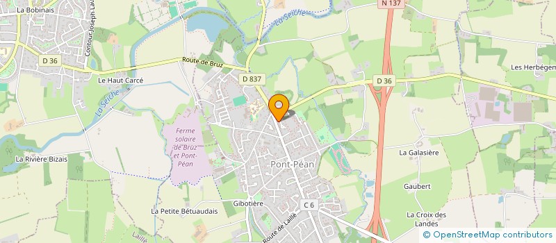 localisation de l'entreprise MONSIEUR JAMAL LAHMAR  PONT-PEAN