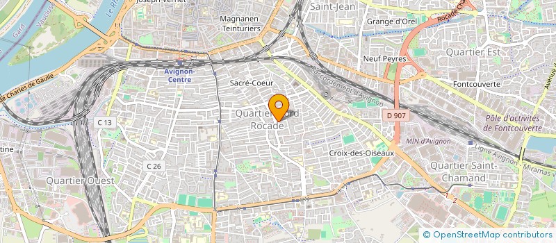 localisation de l'entreprise MONSIEUR JAMAL MAHFOUD  AVIGNON