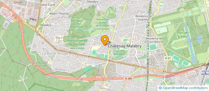 localisation de l'entreprise MONSIEUR JAMAL MAUZELAF  CHATENAY-MALABRY