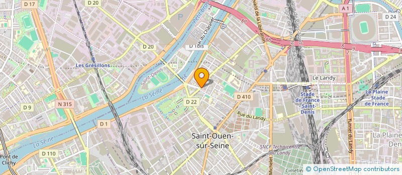 localisation de l'entreprise MONSIEUR JAMAL MOSIR à SAINT-OUEN-SUR-SEINE