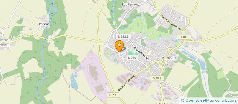 localisation de l'entreprise MONSIEUR JAMAL MOUANA  AUNEAU-BLEURY-SAINT-SYMPHORIEN