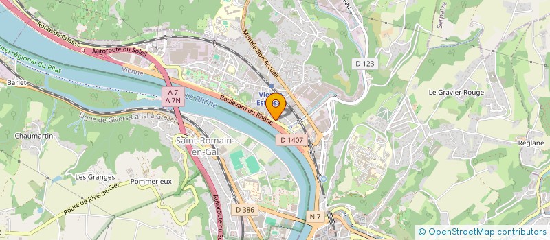 localisation de l'entreprise MONSIEUR JAMAL MOUBARIK à VIENNE