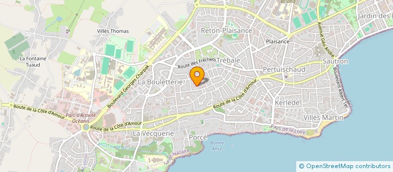 localisation de l'entreprise MONSIEUR JAMAL MOUSSA ABDALLAH  SAINT-NAZAIRE