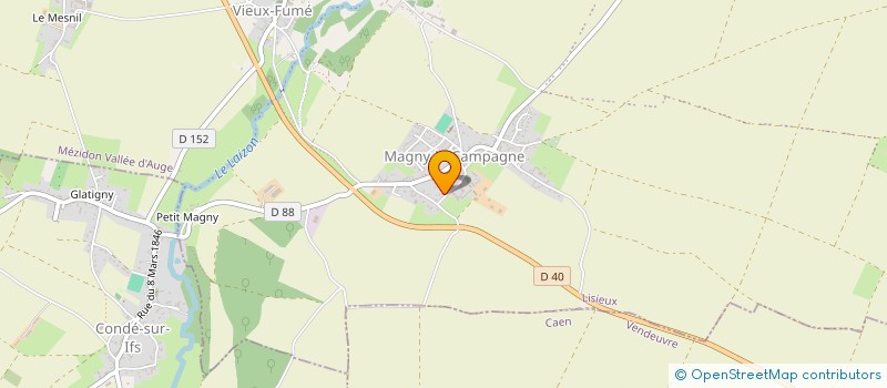 localisation de l'entreprise MONSIEUR JAMAL NADIR  MEZIDON VALLEE D'AUGE