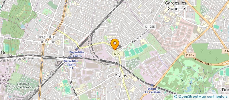 localisation de l'entreprise MONSIEUR JAMAL NOUISSAR  STAINS