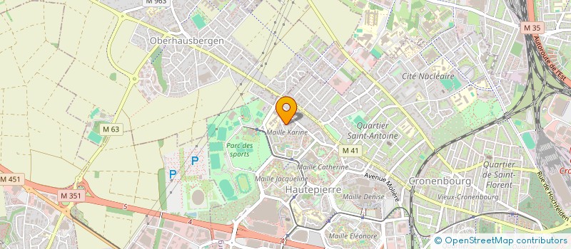 localisation de l'entreprise MONSIEUR JAMAL OSMAN AFRAH  STRASBOURG