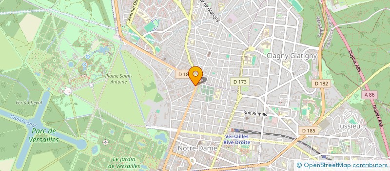 localisation de l'entreprise MONSIEUR JAMAL OUFQIR à VERSAILLES
