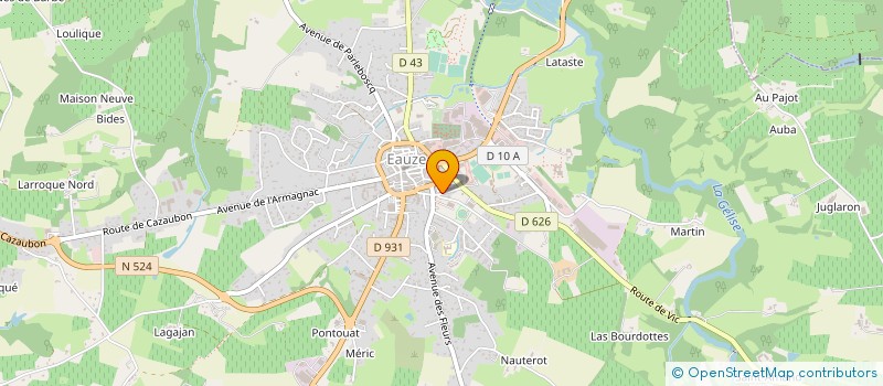 localisation de l'entreprise MONSIEUR JAMAL OULHAJ à EAUZE