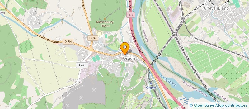 localisation de l'entreprise MONSIEUR JAMAL RATBAOUI  ORGON