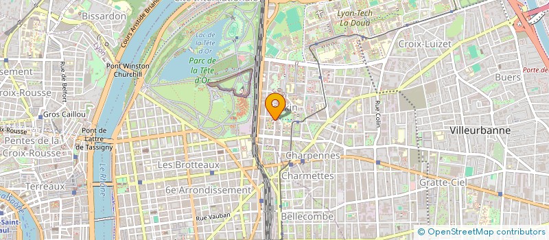 localisation de l'entreprise MONSIEUR JAMAL RBAH  VILLEURBANNE