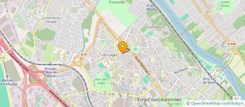 localisation de l'entreprise MONSIEUR JAMAL RHAZAL  EVRY-COURCOURONNES