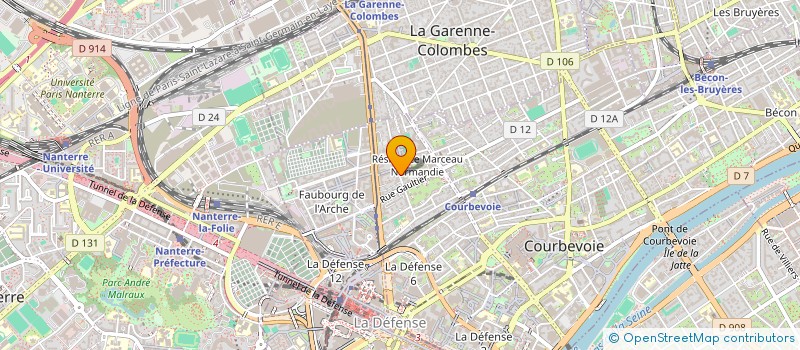 localisation de l'entreprise MONSIEUR JAMAL SAKR à COURBEVOIE
