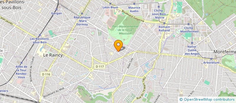 localisation de l'entreprise MONSIEUR JAMAL SALHI à CLICHY-SOUS-BOIS