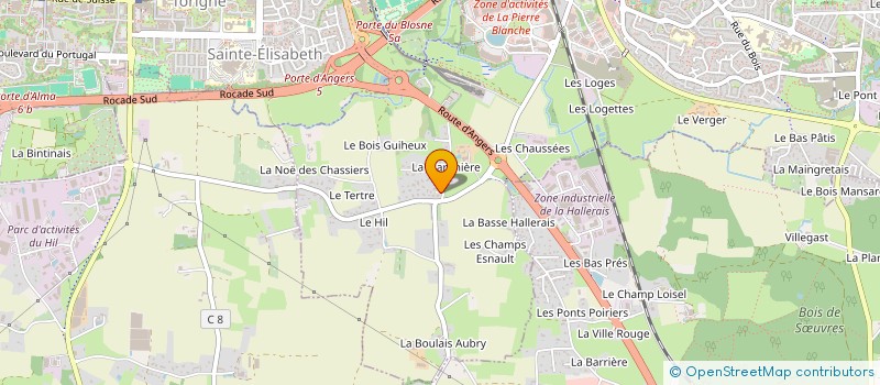 localisation de l'entreprise MONSIEUR JAMAL SAMRI  CHANTEPIE