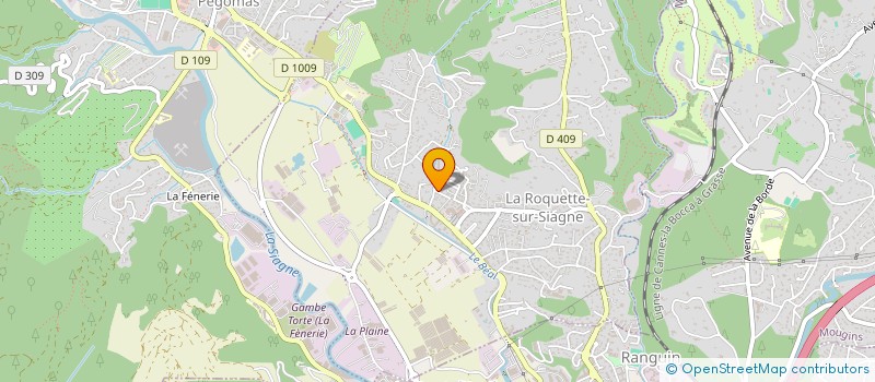 localisation de l'entreprise MONSIEUR JAMAL SEKKAT à LA ROQUETTE-SUR-SIAGNE