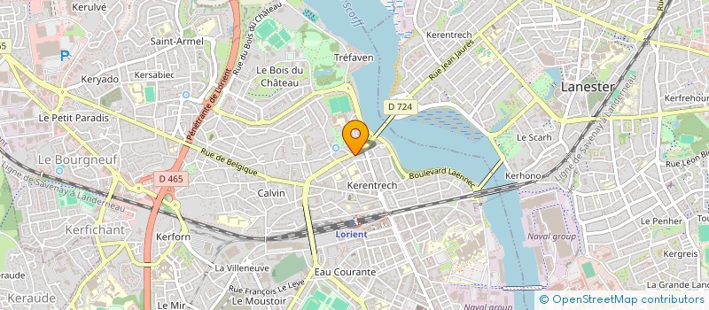 localisation de l'entreprise MONSIEUR JAMAL SHENWARI  LORIENT