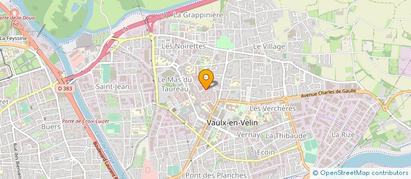 localisation de l'entreprise MONSIEUR JAMAL SOUEIDAN  VAULX-EN-VELIN