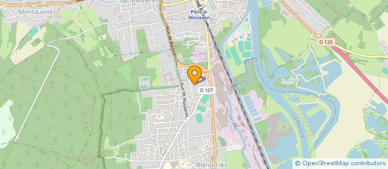 localisation de l'entreprise MONSIEUR JAMAL SOUIRI  BLENOD-LES-PONT-A-MOUSSON