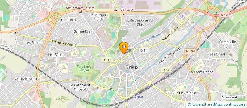 localisation de l'entreprise MONSIEUR JAMAL TABATE à DREUX