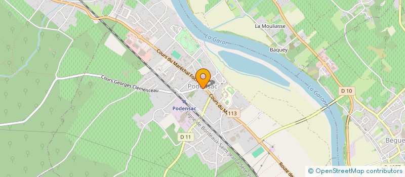 localisation de l'entreprise MONSIEUR JAMAL TAYIBI  PODENSAC