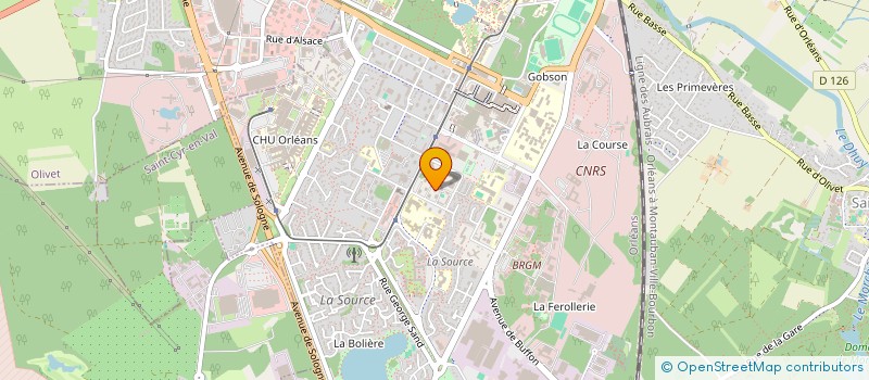 localisation de l'entreprise MONSIEUR JAMAL TOUZANI  ORLEANS