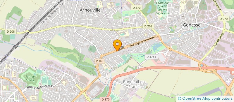 localisation de l'entreprise MONSIEUR JAMAL ZAOUCHE à ARNOUVILLE