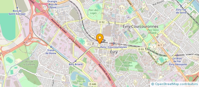 localisation de l'entreprise MONSIEUR JAMAL ZIBAOUI  EVRY-COURCOURONNES