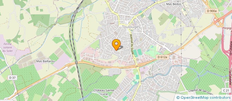 localisation de l'entreprise MONSIEUR JAMALEDDINE BENAFITOU  TOULOUGES