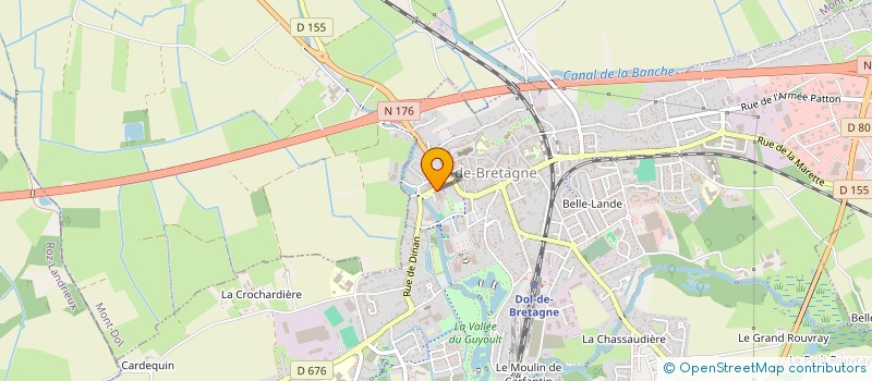 localisation de l'entreprise MONSIEUR JAMALUDEN IBRAHIMI  DOL-DE-BRETAGNE