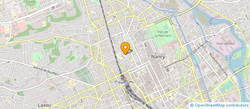 localisation de l'entreprise MONSIEUR JAME'S PRUNIER  NANCY