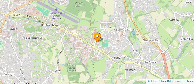 localisation de l'entreprise MONSIEUR JAMEL ABAIDIA  CRANVES-SALES