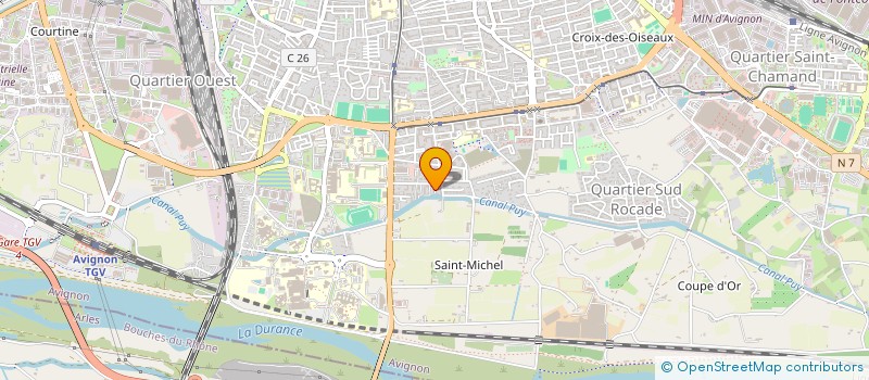 localisation de l'entreprise MONSIEUR JAMEL ABBOU  AVIGNON