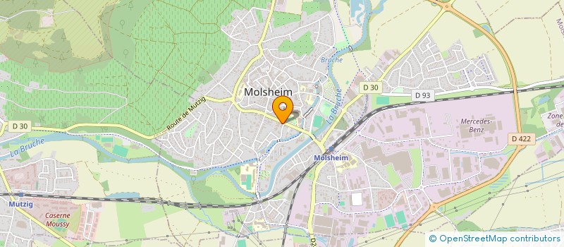 localisation de l'entreprise MONSIEUR JAMEL ABDALLAH  MOLSHEIM