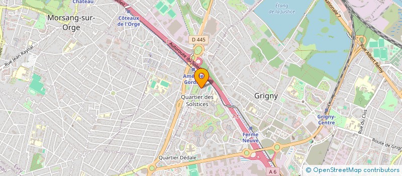 localisation de l'entreprise MONSIEUR JAMEL AFINI à GRIGNY
