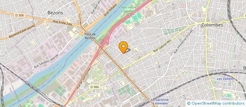 localisation de l'entreprise MONSIEUR JAMEL AKOUI à COLOMBES