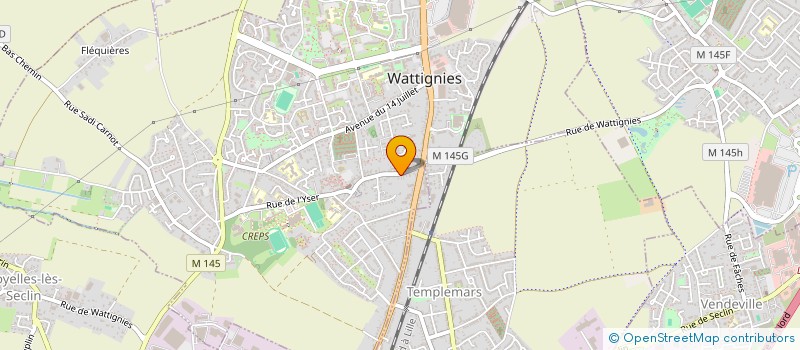 localisation de l'entreprise MONSIEUR JAMEL ALICHE  WATTIGNIES