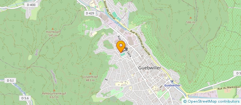 localisation de l'entreprise MONSIEUR JAMEL AMRI à GUEBWILLER