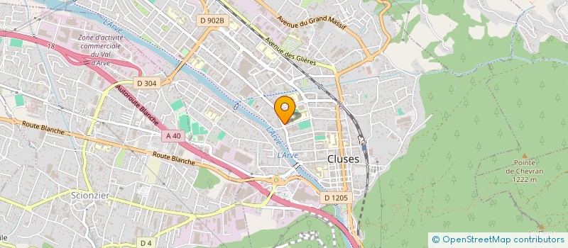 localisation de l'entreprise MONSIEUR JAMEL AMRI  CLUSES