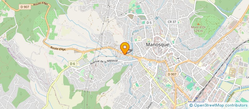 localisation de l'entreprise MONSIEUR JAMEL AOUADI  MANOSQUE